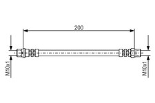 Flexible de frein BMW 630