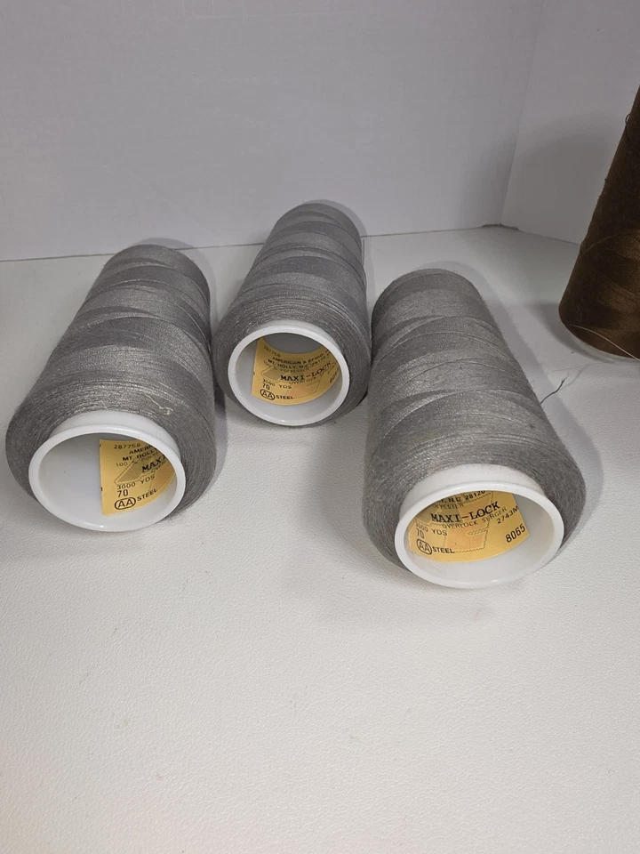 Lot of 11 Serger Overlock Sewing Thread Cones Multi-Color Bulk Spools - Image 4 of 4