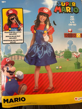 Mario Brothers Girls Dress costume Large