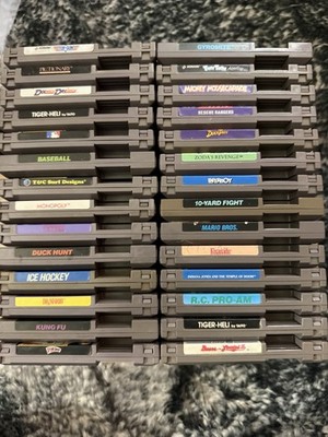 Nintendo NES Games TESTED YOU PICK! Donkey Kong Duck Tales Mario Bros.