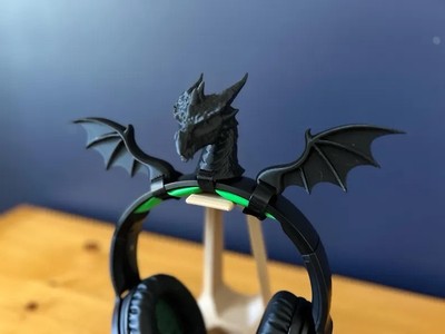 Dragon Headset Attachment | Dragon Headset Accessory, Dragon Cosplay Ears