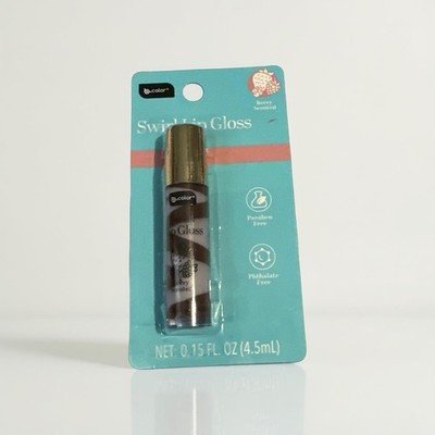 b.color Lip Gloss Assorted Shade Berry Scent Paraben-Free 0.15 fl oz Liquid