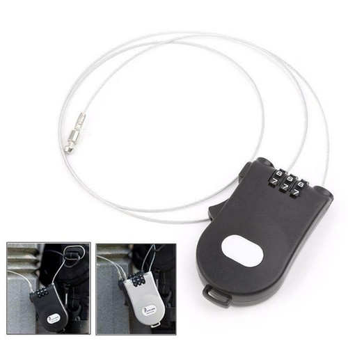New Password Lock 2022 Retractable 1050mm (1.05 Meters) 1Pcs ABS & Steel - Bild 3 von 8