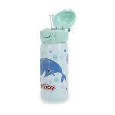 Thirsty Kids No Spill Flip-It Active Stainless Steel Travel Cup or Water Bottle