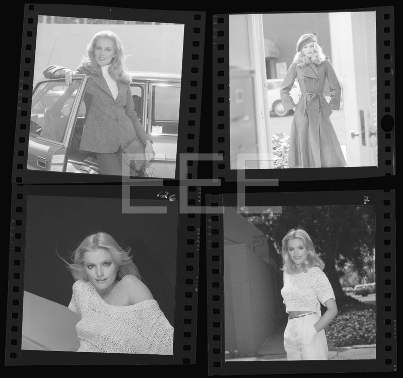 4 Martha Smith Movie Actress Model Harry Langdon Negative w/rights Lot 364P