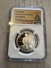 1982-S George Washington Half Dollar NGC PF69 Ultra Cameo 90% Silver Gem Proof