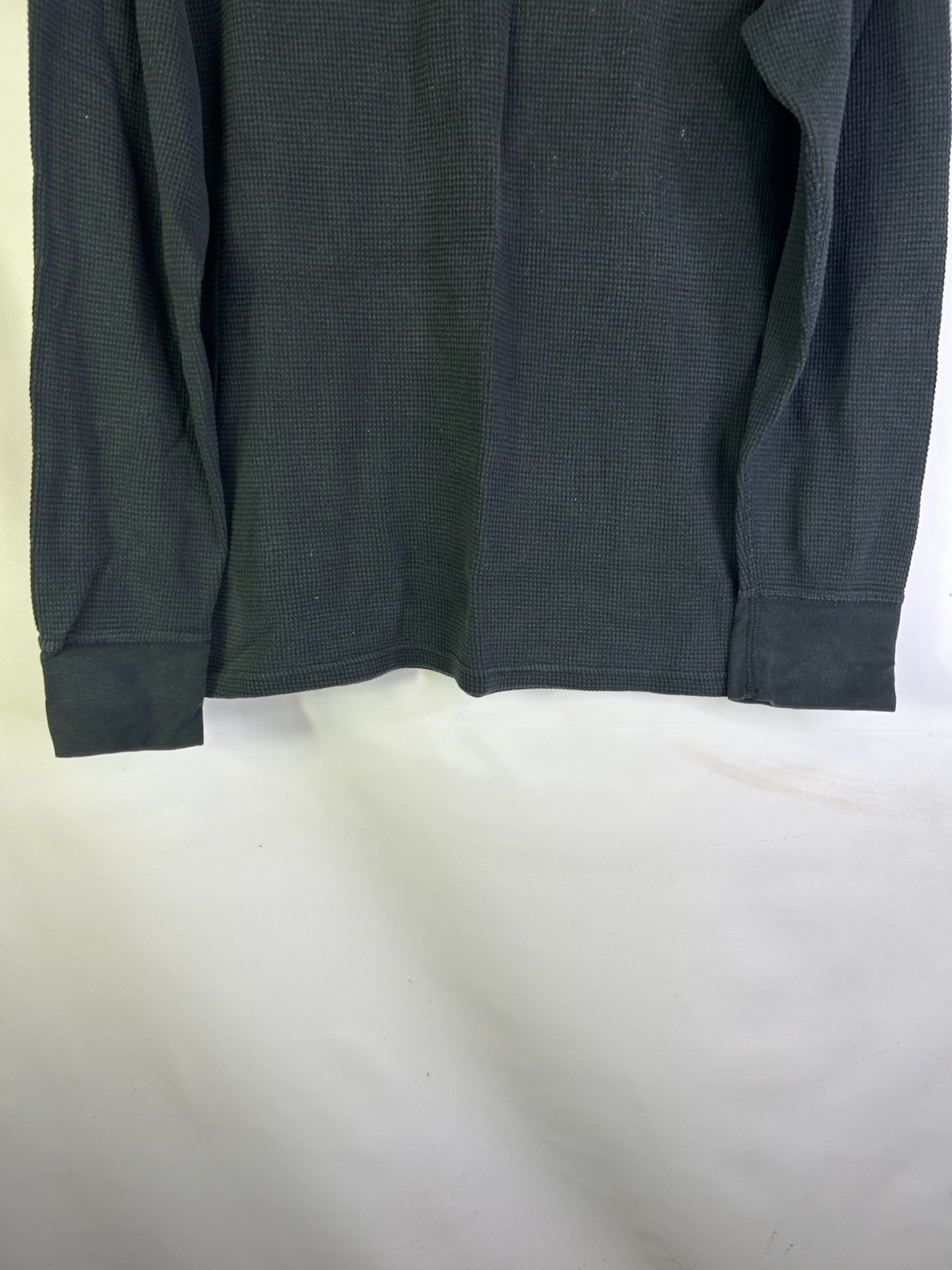 Polo Ralph Lauren vintage anni 90 uomo media pony waffle maglia sbiadita camicia termica