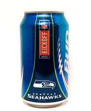 2013 BUD LIGHT - 12 oz Beer Can #663837 - NFL KICKOFF SEATTLE SEAHAWKS