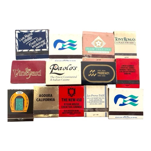 VTG Matchbooks California Cocktail Lounges Bars Restaurants Lot Of 13