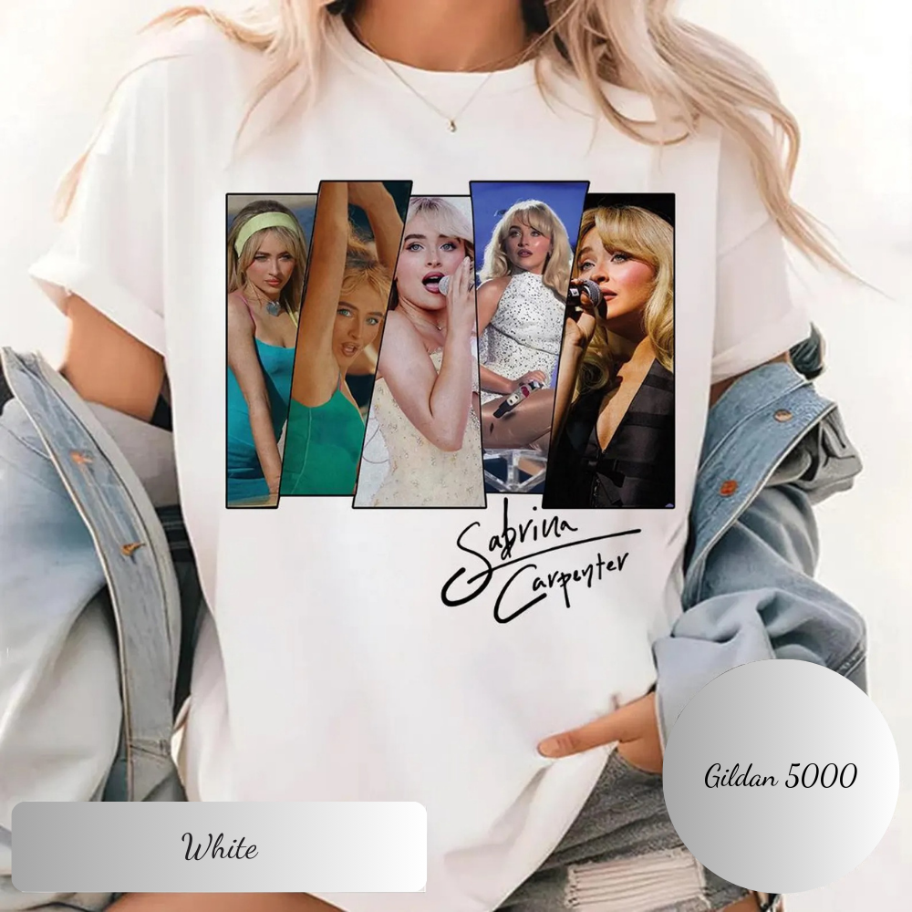 Sabrina Carpenter Shirt, Short N Sweet Tour 2025 Merch T-Shirt | eBay