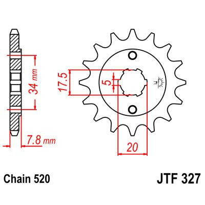 16701-compatible con HONDA VT 125 C2 SHADOW (JC31) 125 2001 Piñon ataque transmi