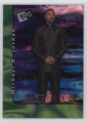 2024 Leaf Collective 2000 Press Pass Green Lava 1/1 Michael B Jordan 0fn0