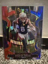 2025 Select Stefon Diggs Red Black Prizm  Concourse Patriots