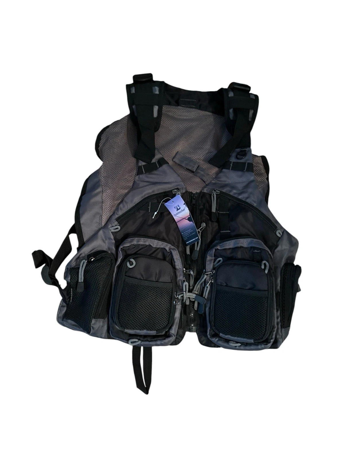 NWT Kyle Booker Mesh Fly Fishing Vest. Adjustable