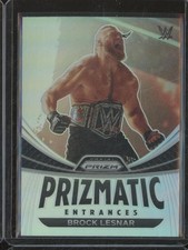 2023 Panini WWE Prizm BROCK LESNAR #17 Prizmatic Entrances Silver Parallel MT8