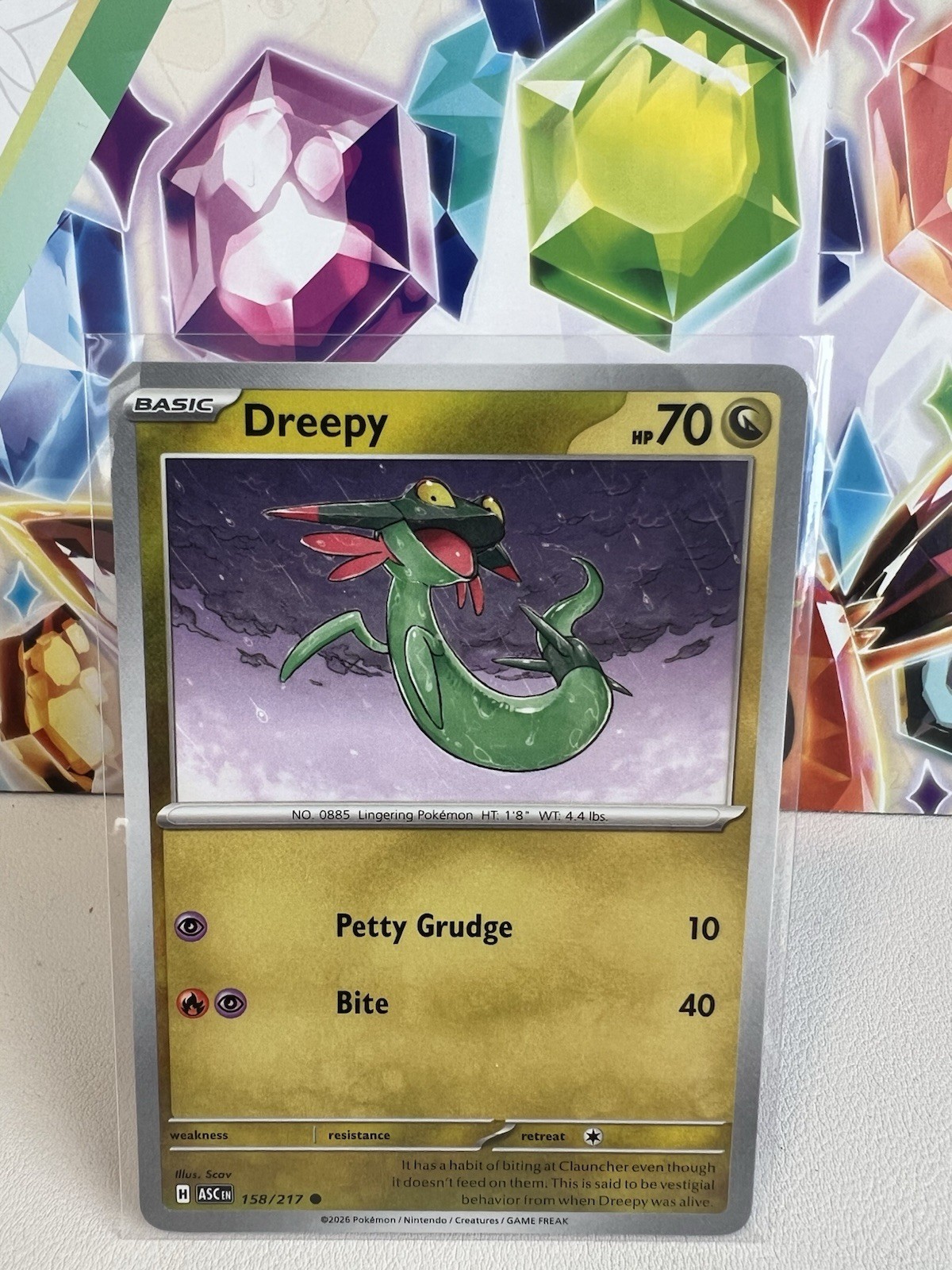 Dreepy 158/217 Common Regular- Pokemon TCG Ascended Heroes - NM