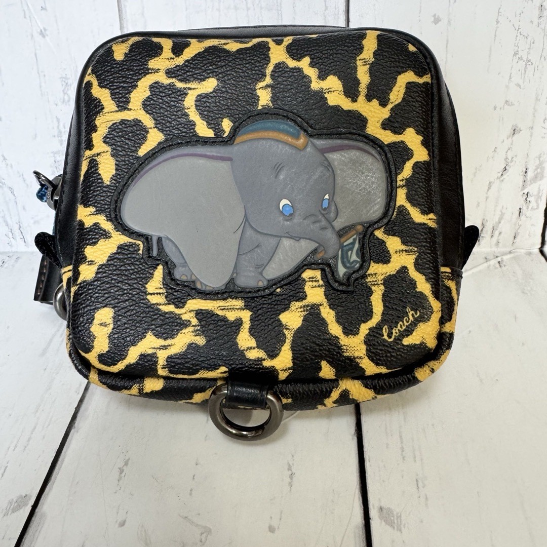 Coach Disney Collaboration Dumbo Pattern Leopard … - image 1