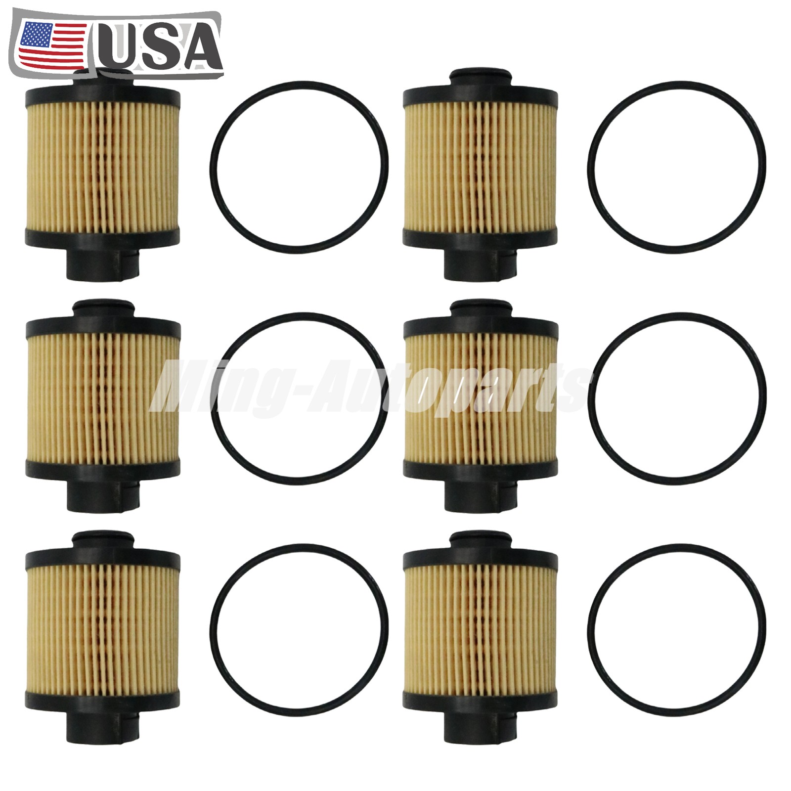 6X Oil Filter For Lamborghini Gallardo Spyder Coupe Superleggera SE Base Nera US