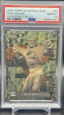 HULK HOGAN 1/1 Superfractor 2025 Topps Chrome Cactus Jack WWE PSA 10