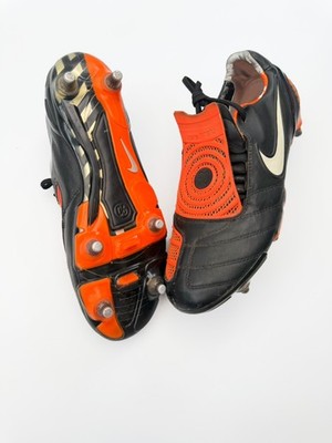 Nike Total 90 Laser 2 SG - Black/Orange Blaze 'Made in Bosnia' Fußballschuhe