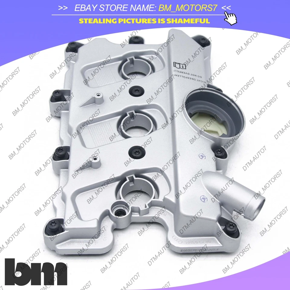 Tampa de válvula de cilindro OEM 1-3 cilindros. Para AUDI S4 S5 A5 A6 A7 A8 Q7 Q5 3.0 TFSI - Imagem 3 de 4