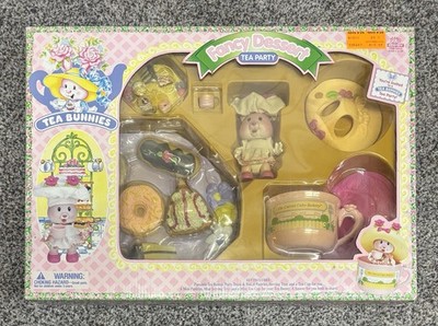 Vintage Tea Bunnies Fancy Dessert Tea Party Open Box