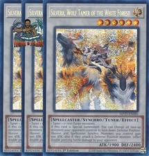 Yugioh! Silvera, Wolf Tamer of the White Forest MP25-EN086 Prismatic Secret Rare