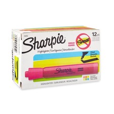 Sharpie Tank Style Highlighters Chisel Tip 12 Count Pack of 1 , Assorted
