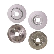 Front and Rear Disc Brake Rotors For 2018-2020 Mitsubishi Outlander PHEV