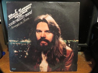 BOB SEGER '' STRANGER IN TOWN '' LP  VG JK  VG   has poster