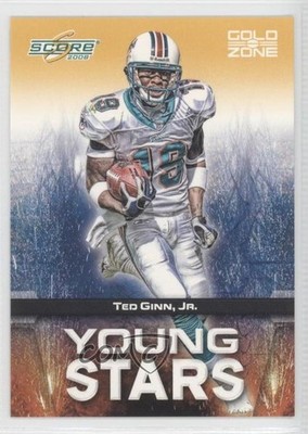 2008 Score Young Stars Gold Zone 78/500 Ted Ginn Jr #YS-3 0j6