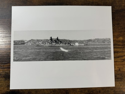 WWII Japanese Battleship Kongo 1935 USS Pillsbury US Navy Photo