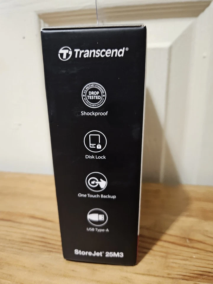 Transcend TS4TSJ25M3S Storejet 25M3S 4Tb Portable Hard drive - New - Image 4 of 4