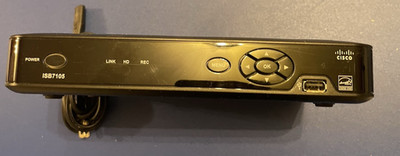CISCO ISB7105 Cable Box TV Receiver W/ Wi-Fi SD/HD + Power + remote TDS