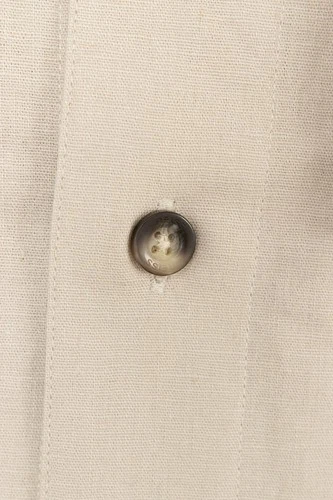 Reiss Kimchi Men's Beige Linen & Cotton Twin Pocket Jacket Size M image 12