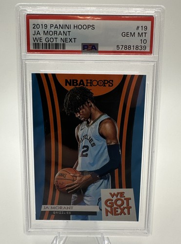 2019 Nba Hoops We Got Next Panini Ja Morant #19 PSA 10