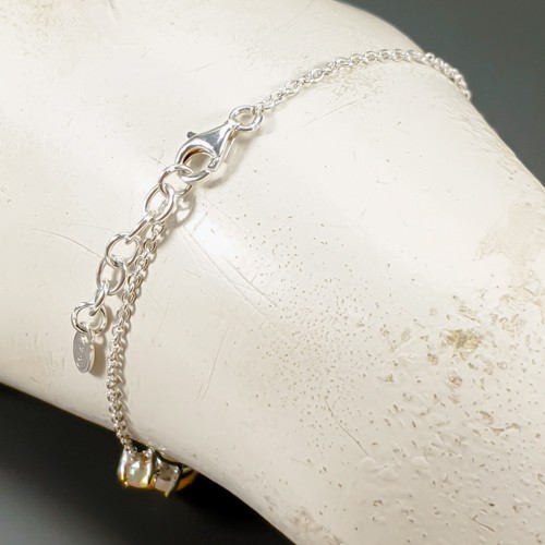 Handmade Natural Opal Bracelet 925 Sterling Silver 7.5"/BR13633 - Picture 3 of 8