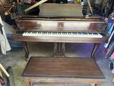 5’ Baby Grand Piano By M. Schulz ! Model 222453 Mahogany