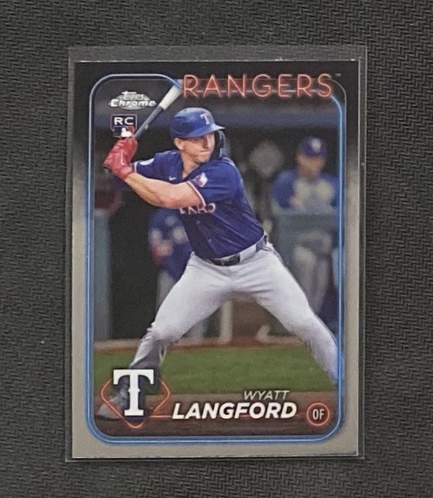 2024 Topps Chrome Update Series Wyatt Langford #USC35 (RC)
