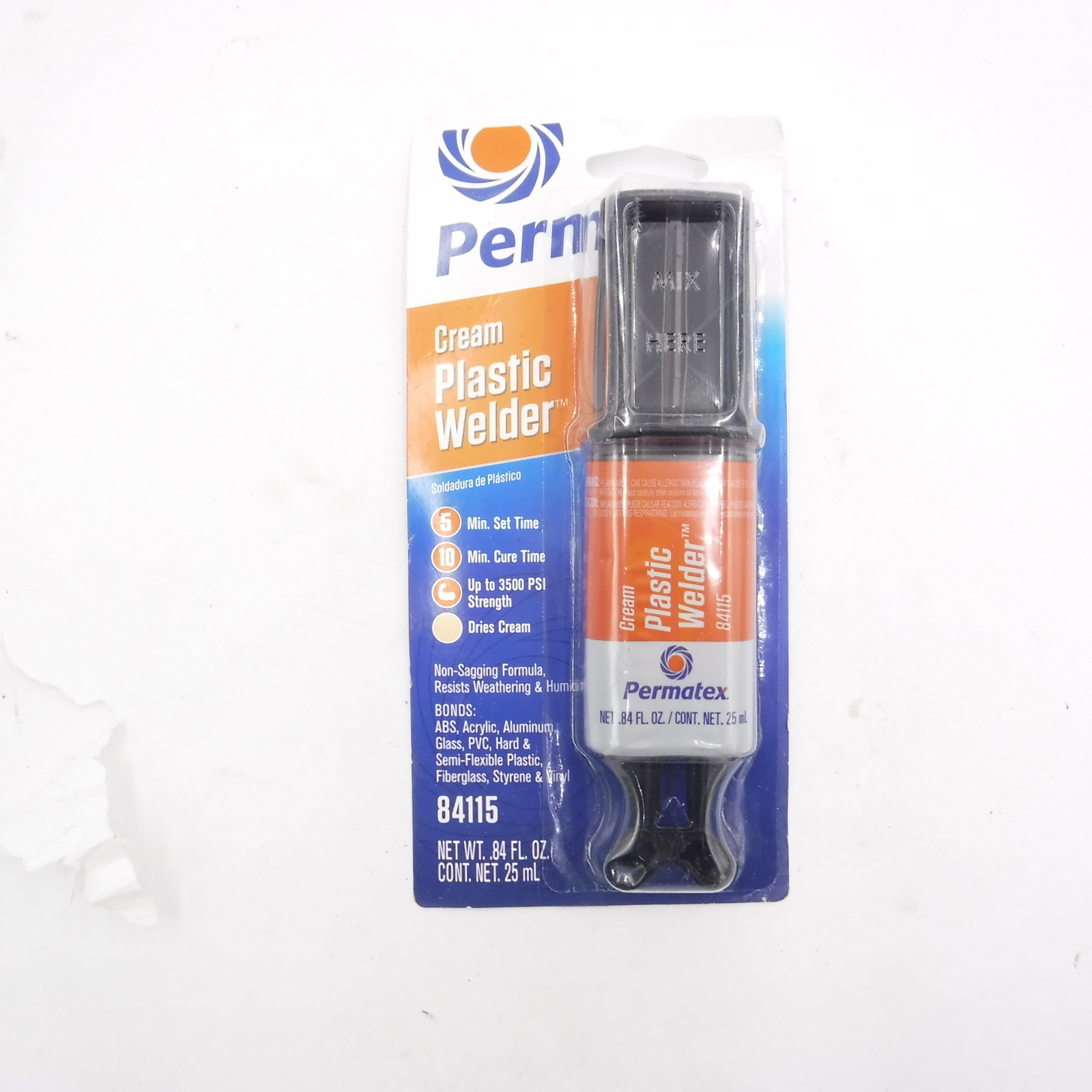 3 Pack Permatex Permapoxy Max 41 OFF 5 Minute Cream Plastic Weld Weat