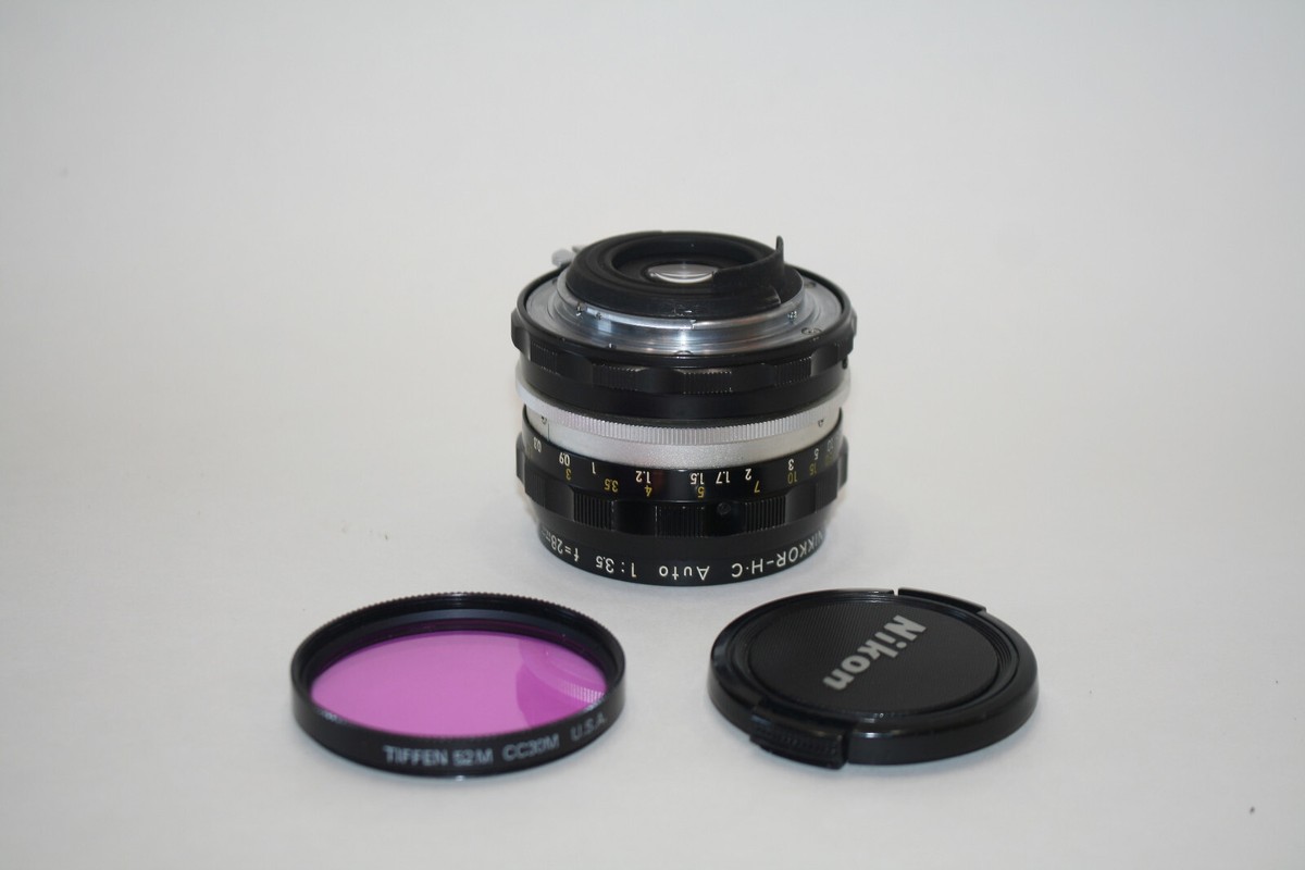 NIKON NIKKOR-H.C Auto 28mm f/3.5 NIKON NON AI LENS | eBay