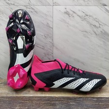 Adidas Predator Accuracy.1 FG Soccer Cleat Style Black Pink GW4569 Men's Size 6