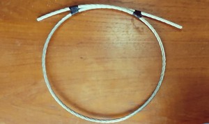 5/16 Diameter Stranded Aluminum Cable 7 Strands- 8 Gauge Wire - Length 55 Inches