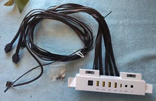 New White I/O IO Panel USB Audio Power Reset for Corsair iCue 7000D X Airflow