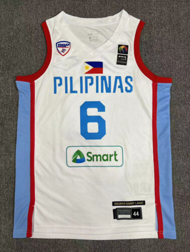 2024 Custom Philippines Clarkson #6 Pilipinas Basketball Jersey Any Name Sewn - Picture 2 of 10