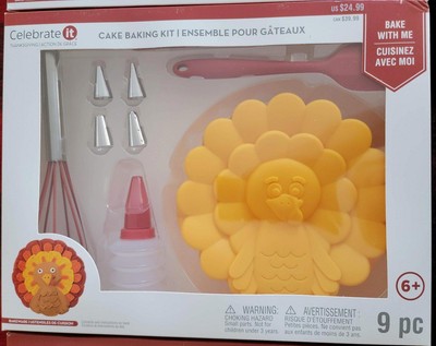Celebrate It Fall Turkey mini cake set