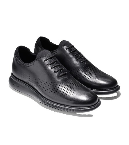 Cole Haan Men\'s Size 10M LunarGrand Black Apron Toe Derby Oxford Dress Shoes Mens Cole Haan Black Apron Toe Oxfords Size 10 M | eBay main image 4
