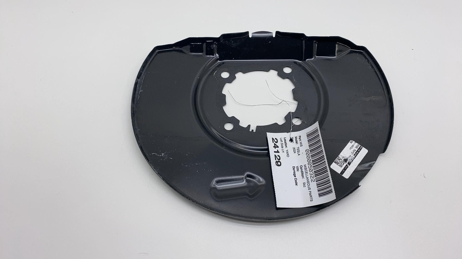 2024 Tesla Cybertruck Left Front Brake Rotor Shield Cover Driver Side