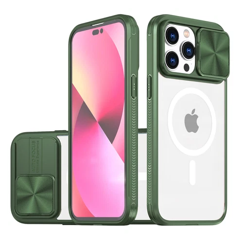 Für iPhone 16 Pro Max 14 15 11 Magnet Slide Kamera Linse Cover - - Bild 49 von 66