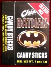 BATMAN - Individual VINTAGE "Sweet Cigarette" Packet - Bat Wing